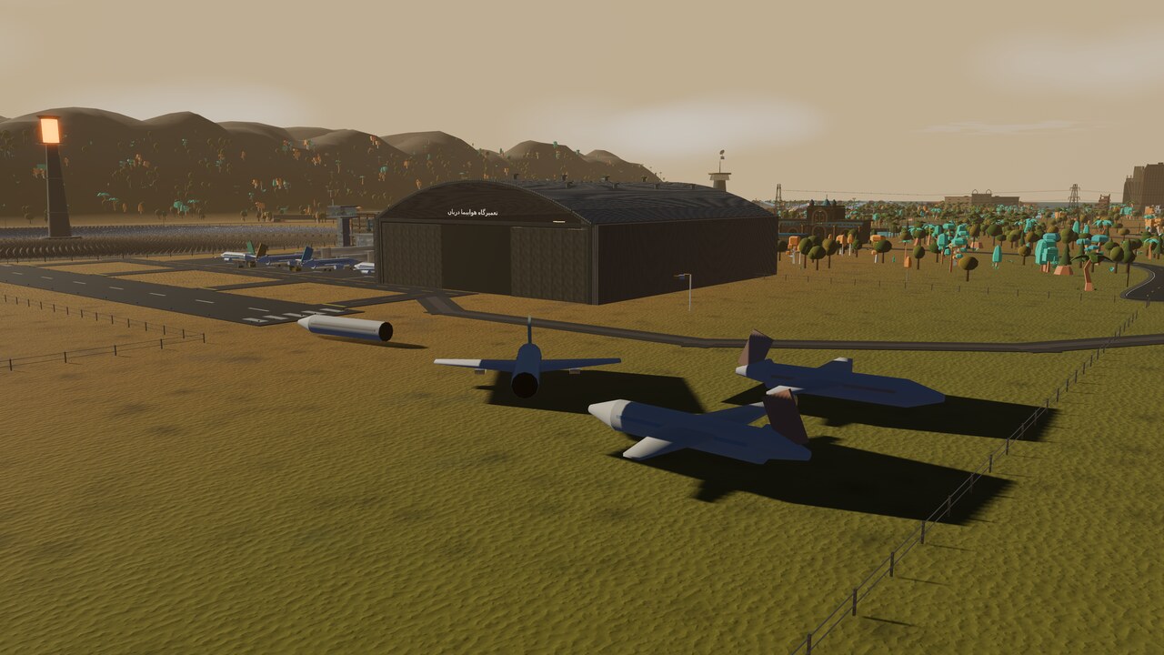 The aircraft boneyard — derelict hulks on the sand