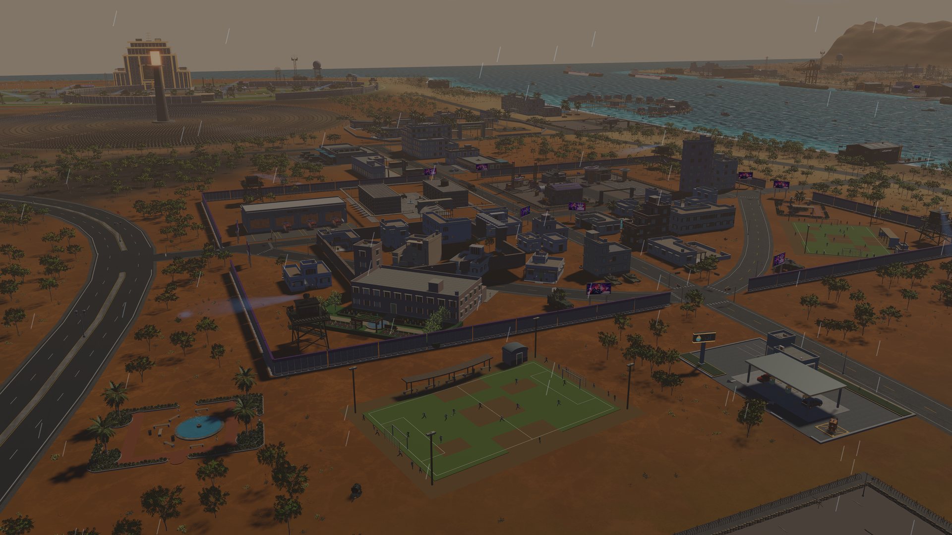 The Zendan prison compound